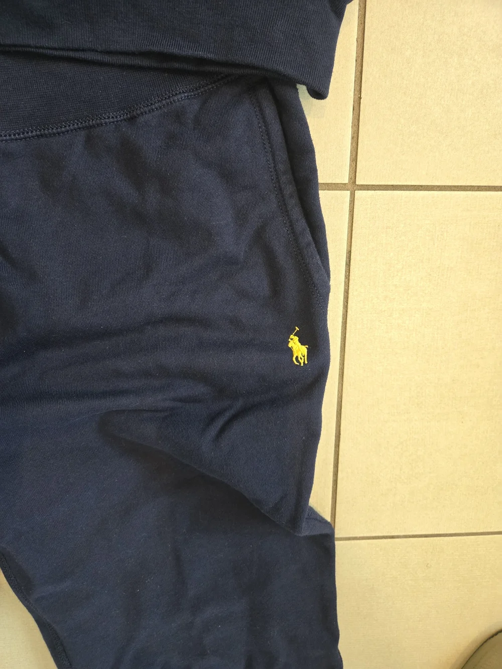 Ralph Lauren Navy Polo Logo Zip Hoodie & Joggers Set - Picture 6 of 12